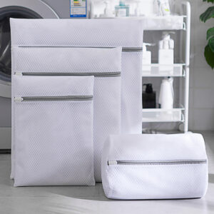 Honeycomb Mesh Gray Laundry Bag Mesh Bag Machine Laundry