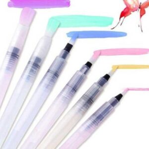 Large Capacity Barrel Water Pen Watercolor Painting Promotional Pen Calligraphy Drawing Art Supplies
