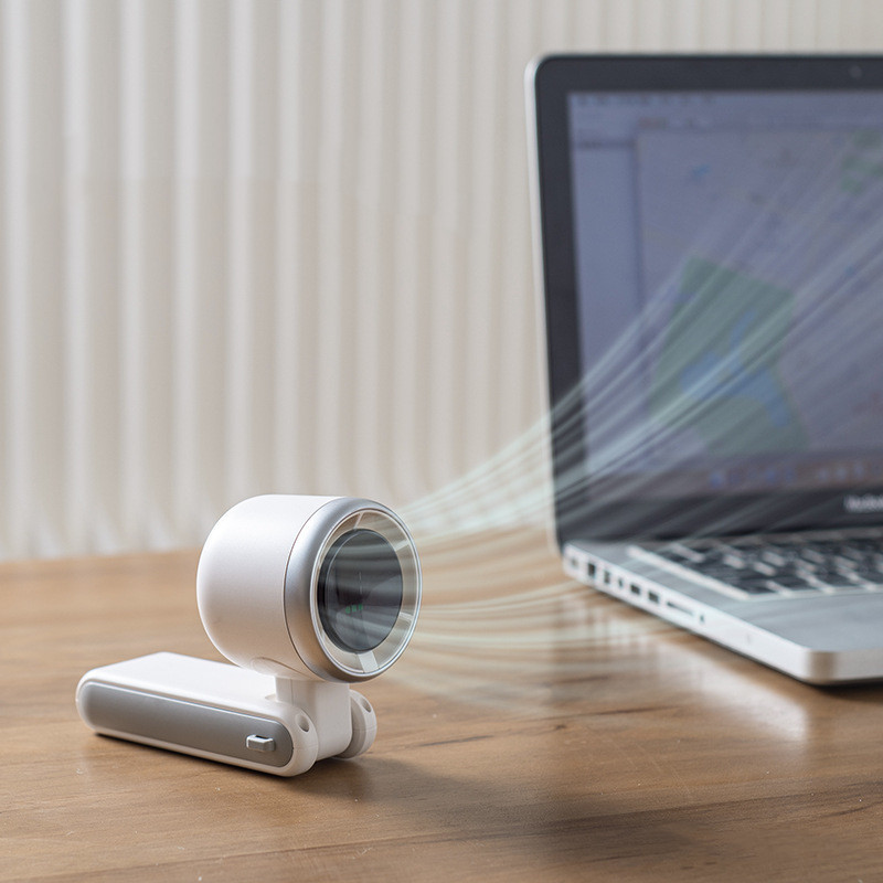 Hanging Neck Outdoor 180 Degree Folding Desktop Mini Fan Hand-held Folding High-speed Powerful Turbo Fan - Image 4