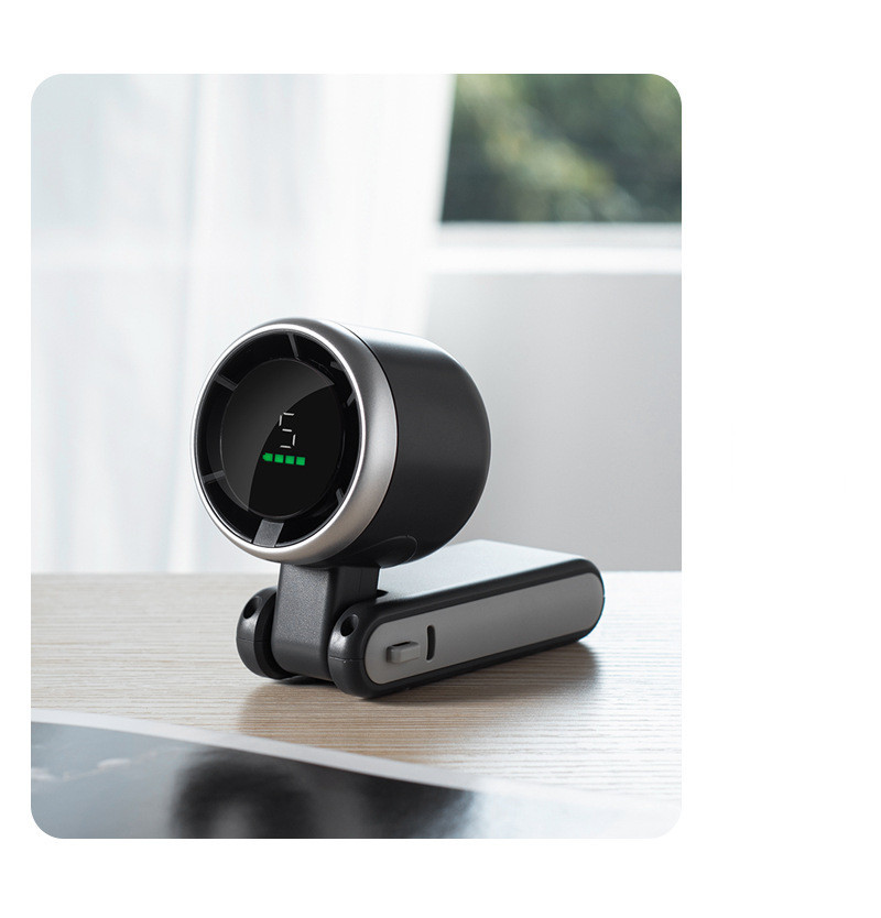 Hanging Neck Outdoor 180 Degree Folding Desktop Mini Fan Hand-held Folding High-speed Powerful Turbo Fan - Image 8