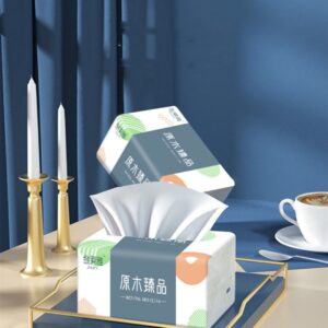 Jinlaiya Log Drawing Paper Bag Full Box Of 5-layer Thickened Napkin Extraction Surface
