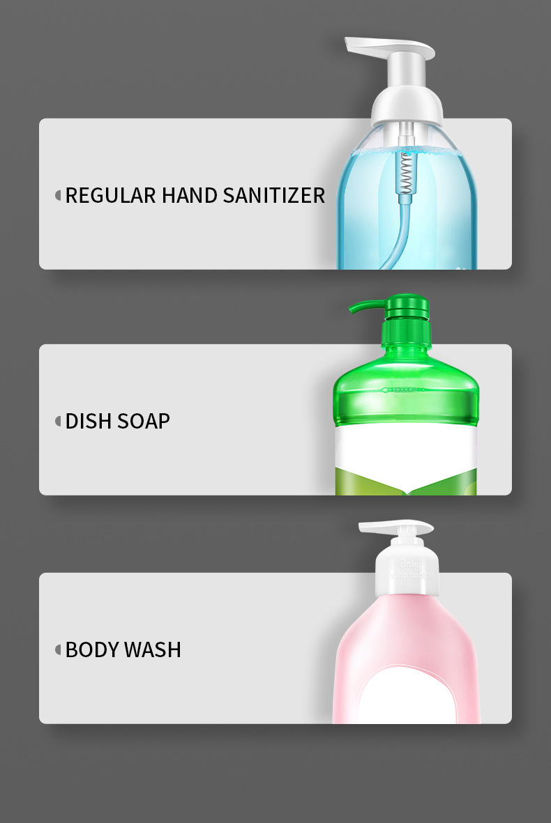 Cross-border Contactless Induction Hand Sanitizer Dispenser, Kitchen And Bathroom Automatic Intelligent Foam Soap Dispenser With Automatic Cleaning Function - Image 4