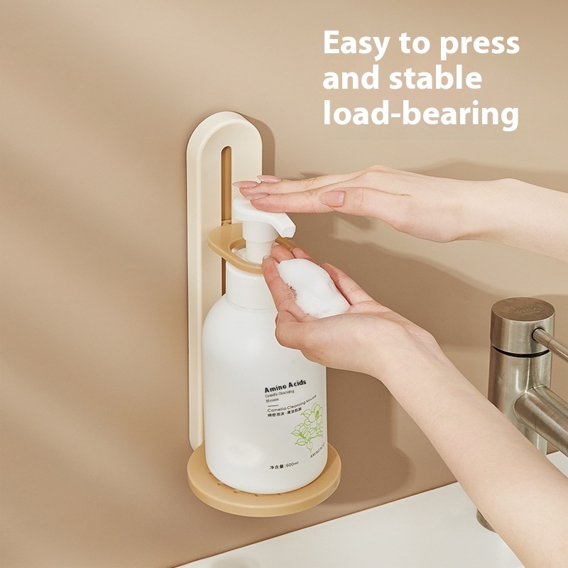 Shower Gel Rack Punch-free Hanging Bathroom Hand Sanitizer Wall Hanging Device