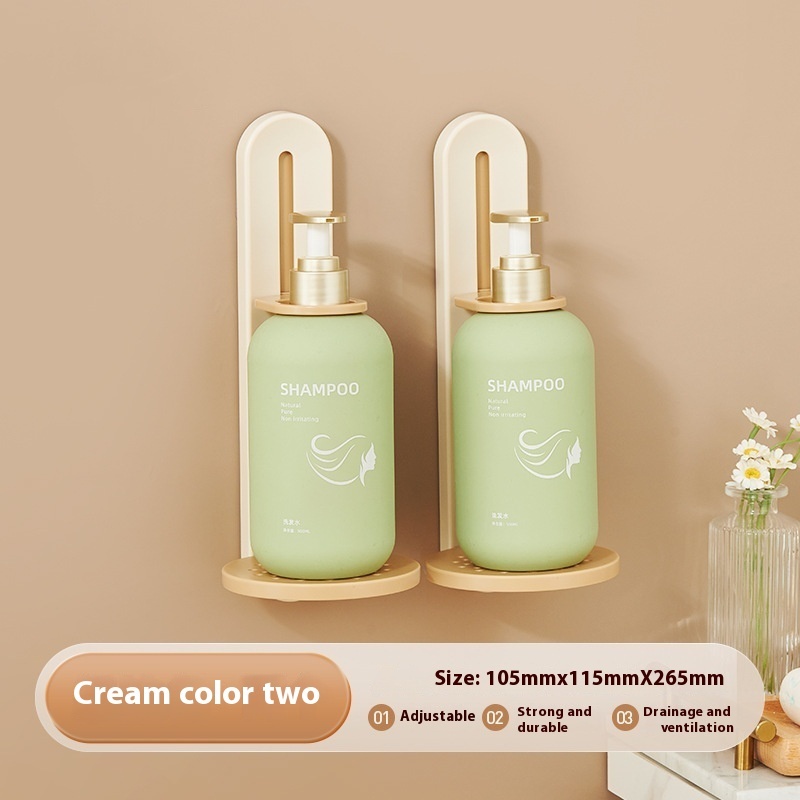 Shower Gel Rack Punch-free Hanging Bathroom Hand Sanitizer Wall Hanging Device - Image 6