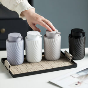 Ceramic Emulsion Hand Sanitizer Shower Gel Bottle