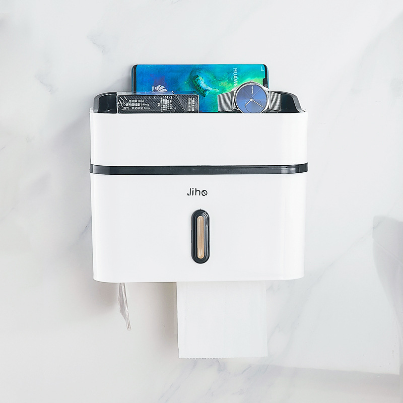 Creative Waterproof Toilet Paper Pumping Paper RRoll Paper Hand Box - Image 5