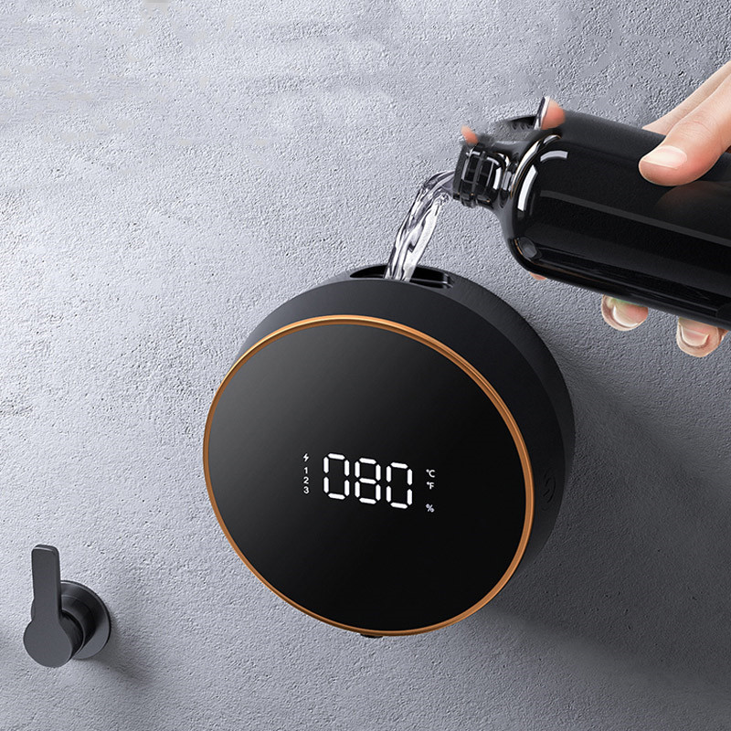 Automatic Induction Hand Sanitizer Machine Home Wall Mounted Foam Machine LED Temperature Display USB Rechargeable - Image 3