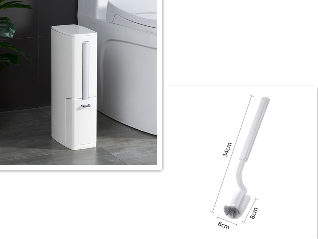 Creative Toilet Brush Trash Cans Garbage Bag Set - Image 7