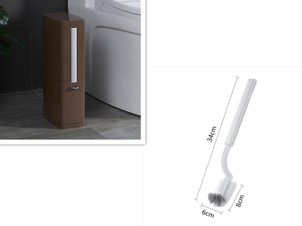 Creative Toilet Brush Trash Cans Garbage Bag Set - Image 8