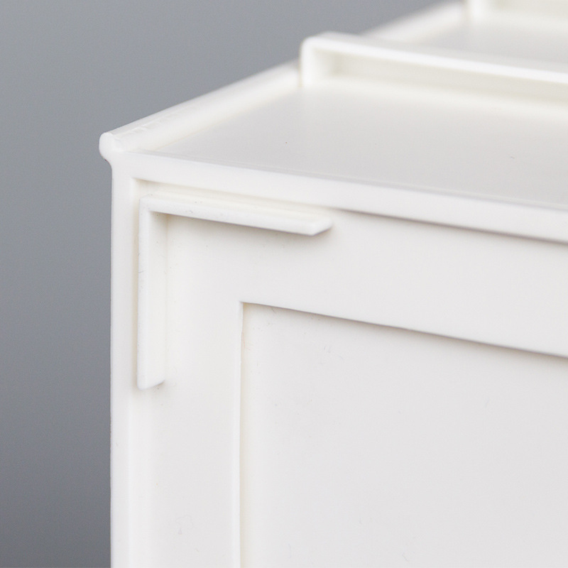 Desktop Cosmetics Storage Box Drawer Large Plastic Dressing Table Jewelry Box Storage Box - Image 4