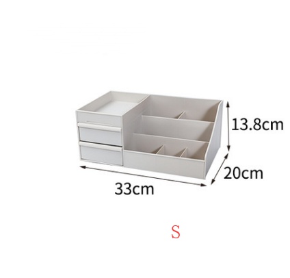 Desktop Cosmetics Storage Box Drawer Large Plastic Dressing Table Jewelry Box Storage Box - Image 6