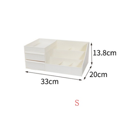 Desktop Cosmetics Storage Box Drawer Large Plastic Dressing Table Jewelry Box Storage Box - Image 10