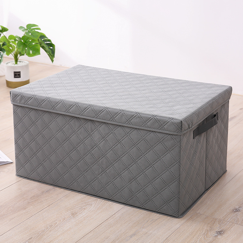Thickened Non-woven Diamond Lattice Portable Quilt Storage Bag - Image 2