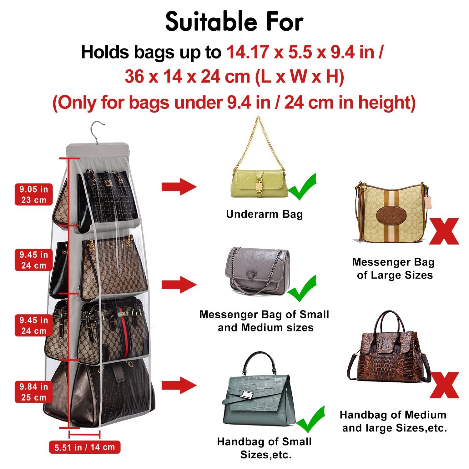 Bag Storage Fantastic Wardrobe Dormitory Hanging - Image 3