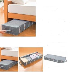Bamboo charcoal bed finishing bag Low carbon odor removal with cardboard bed bottom storage box