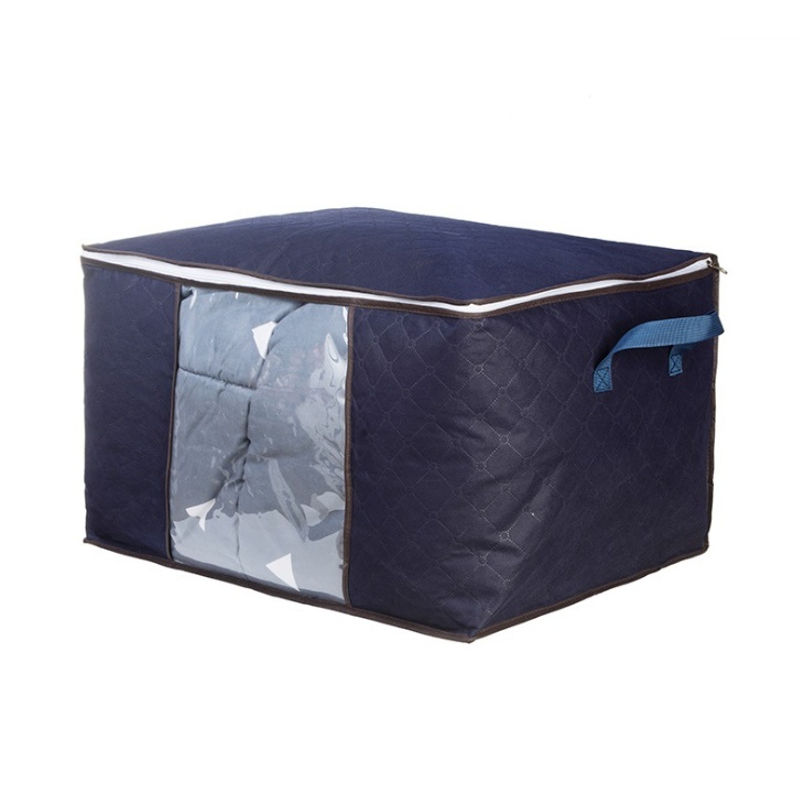Large Quilt Bag Storage Bag Clothing Storage Box Moving Artifact Non-woven Finishing Dustproof Storage Bag - Image 4
