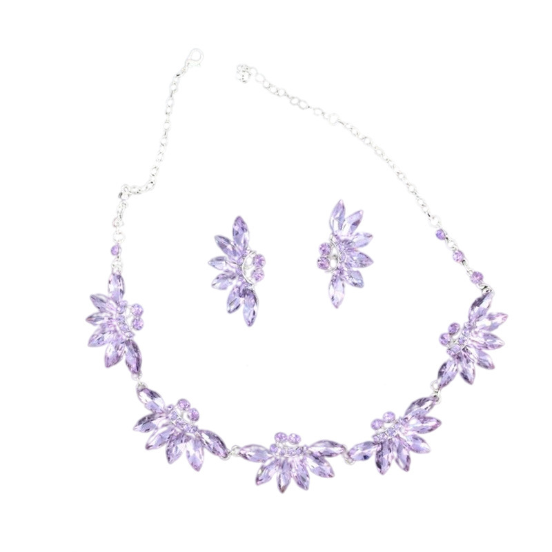 Alloy Crystal Flowers Wedding Bridal Hair Ornaments - Image 2