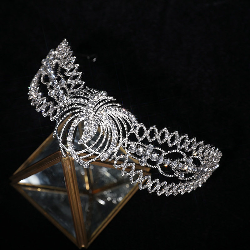 Rhinestone Crown Luxury Clothing Bridal Headdress Baroque Headband Hair Accessories - Image 2