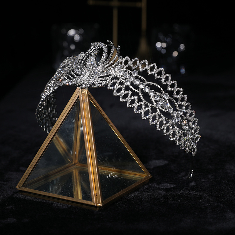 Rhinestone Crown Luxury Clothing Bridal Headdress Baroque Headband Hair Accessories - Image 3