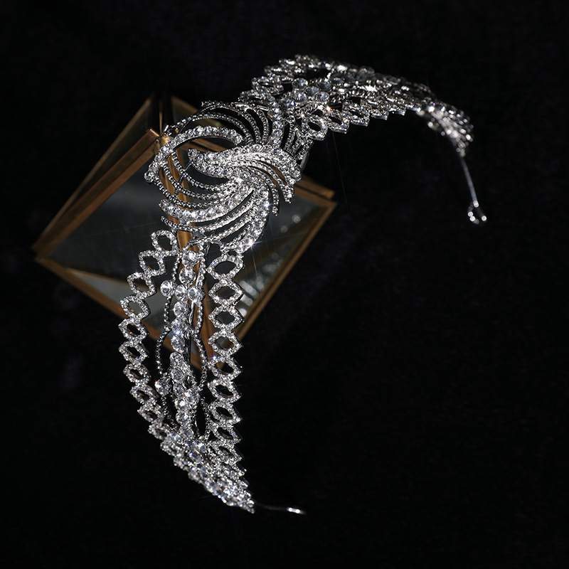 Rhinestone Crown Luxury Clothing Bridal Headdress Baroque Headband Hair Accessories - Image 4