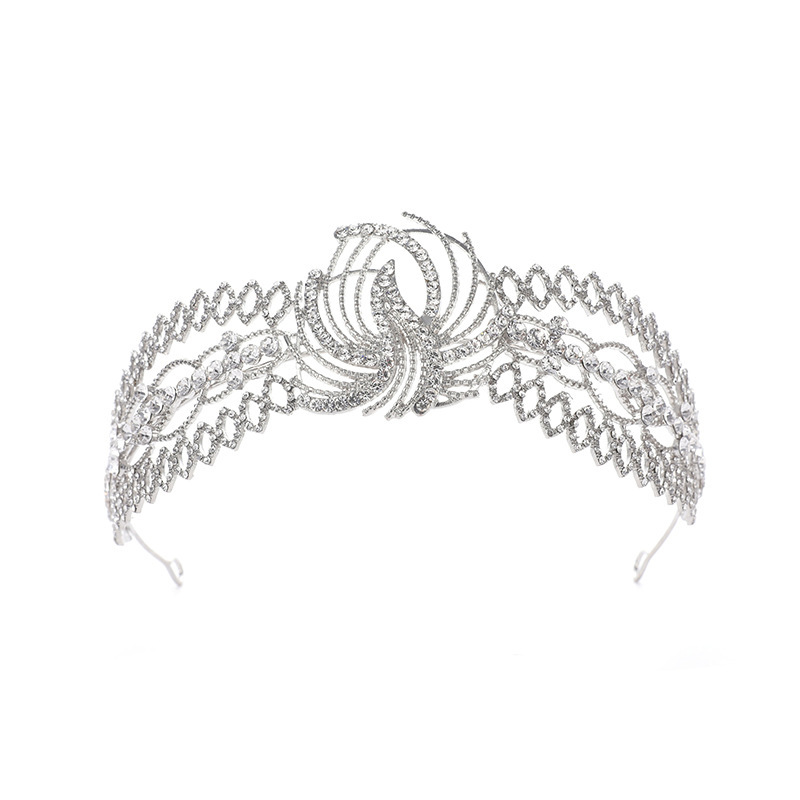 Rhinestone Crown Luxury Clothing Bridal Headdress Baroque Headband Hair Accessories - Image 5