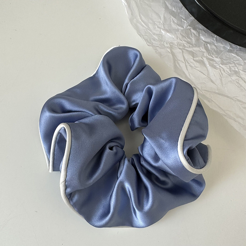 Satin High-grade Large Intestine Ring Gentle Low Ponytail Hair String Rubber Band - Image 8