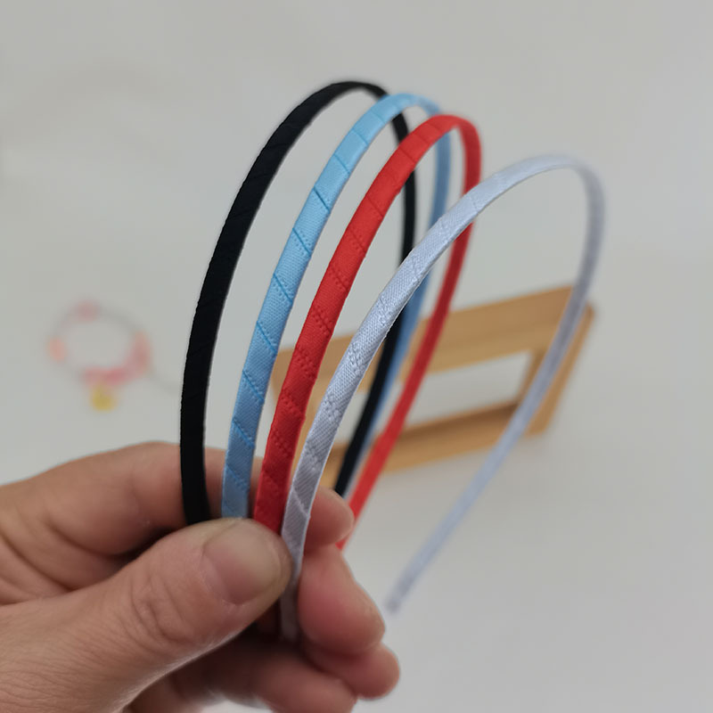 DIY Handmade Hair Accessories Colorful Narrow Goods Head Buckle Metal Thin Headband