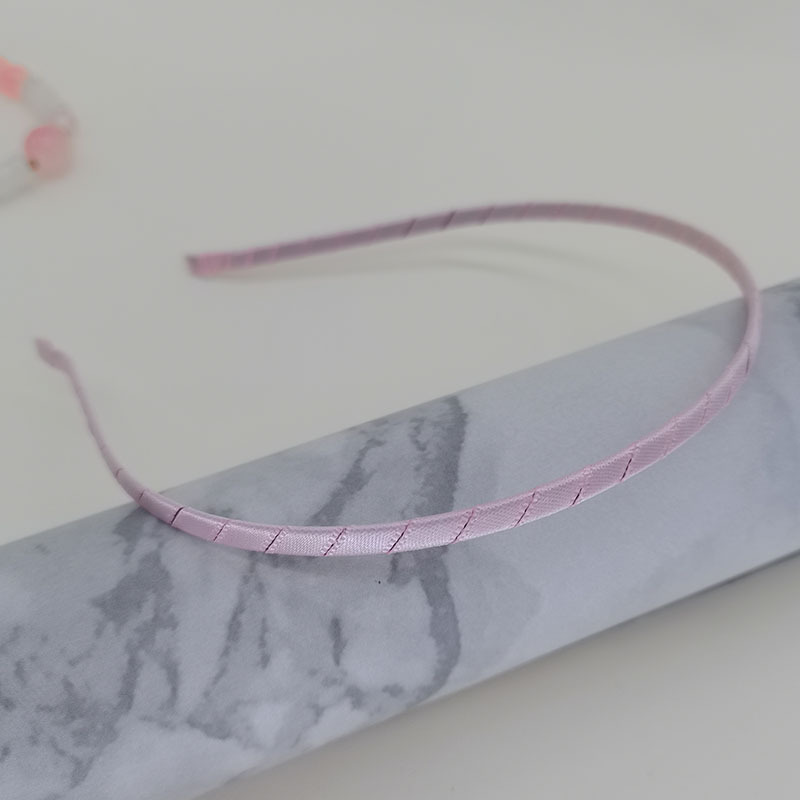 DIY Handmade Hair Accessories Colorful Narrow Goods Head Buckle Metal Thin Headband - Image 8