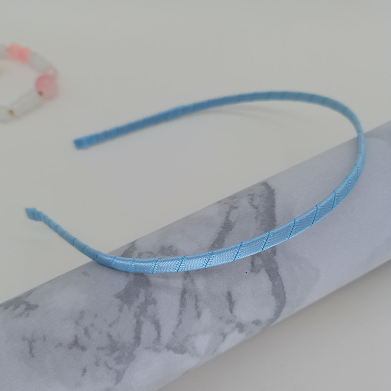 DIY Handmade Hair Accessories Colorful Narrow Goods Head Buckle Metal Thin Headband - Image 9