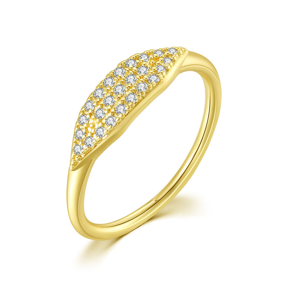 Women's Fashion Gold-plated Simple Thin Ring - Image 5