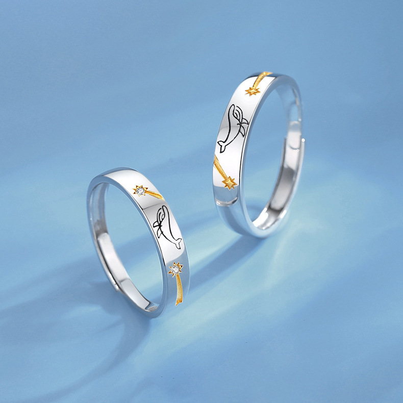 Small Design Adjustable Ring With Opening - Image 2