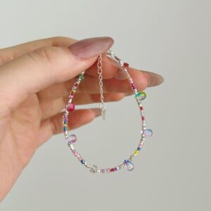 S925 Sterling Silver Bracelet Female Bulb Color