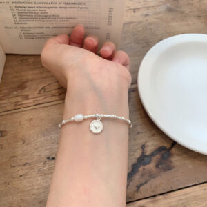 French Retro Bamboo Joint Heart Bracelet
