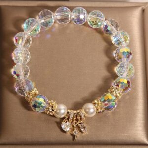 Colorful Crystal Bracelet For Women Light Luxury Minority Exquisite