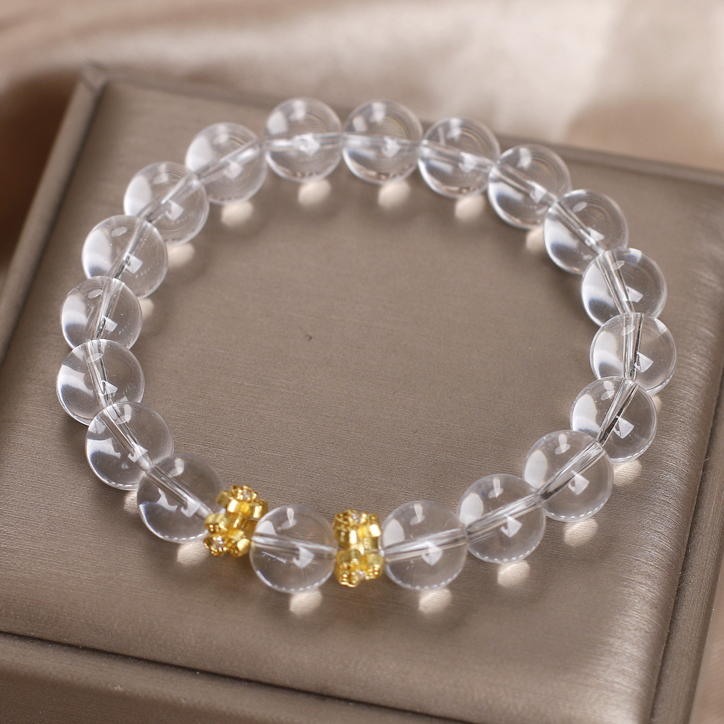Natural White Crystal Bracelet Women's Original Design Light Luxury - Image 4