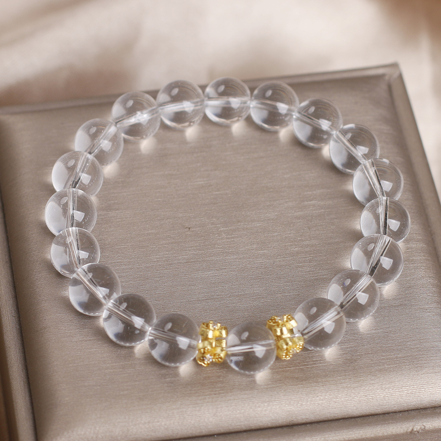 Natural White Crystal Bracelet Women's Original Design Light Luxury - Image 5