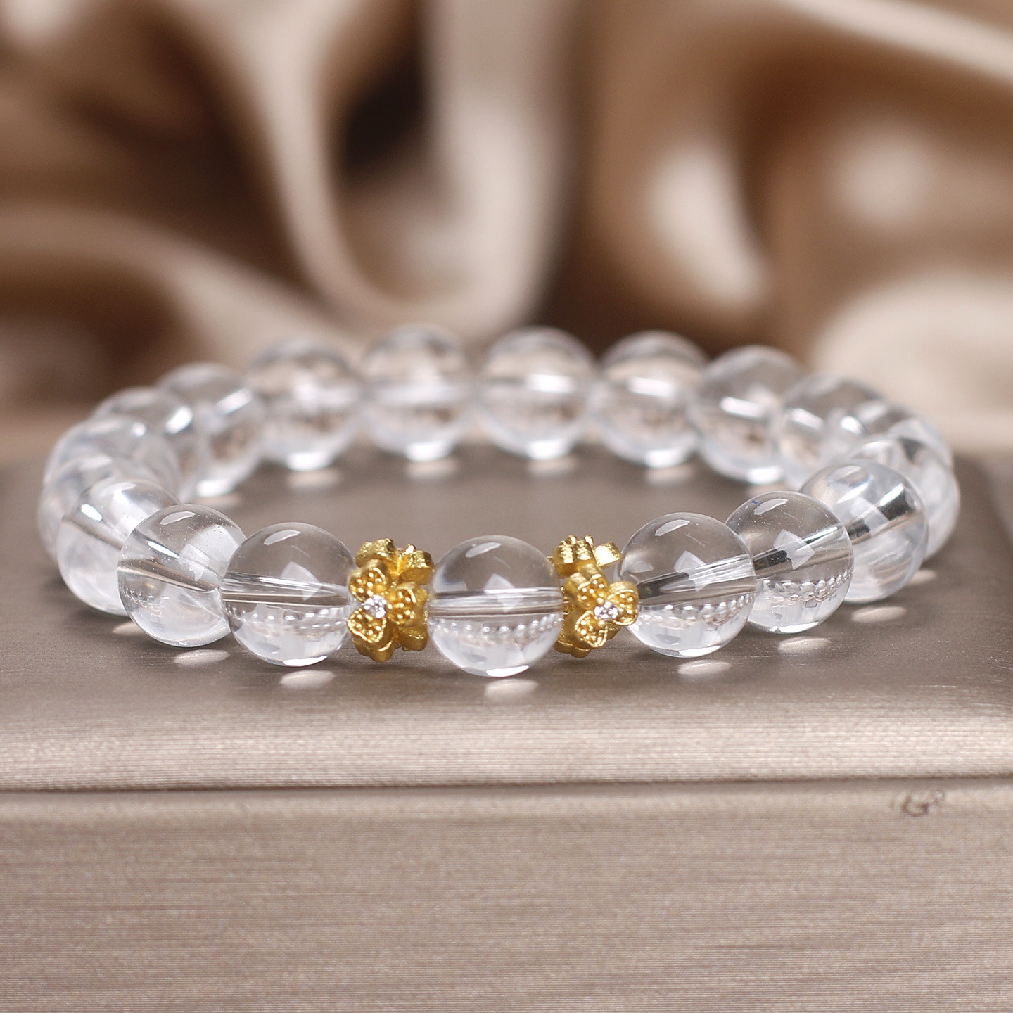 Natural White Crystal Bracelet Women's Original Design Light Luxury - Image 6