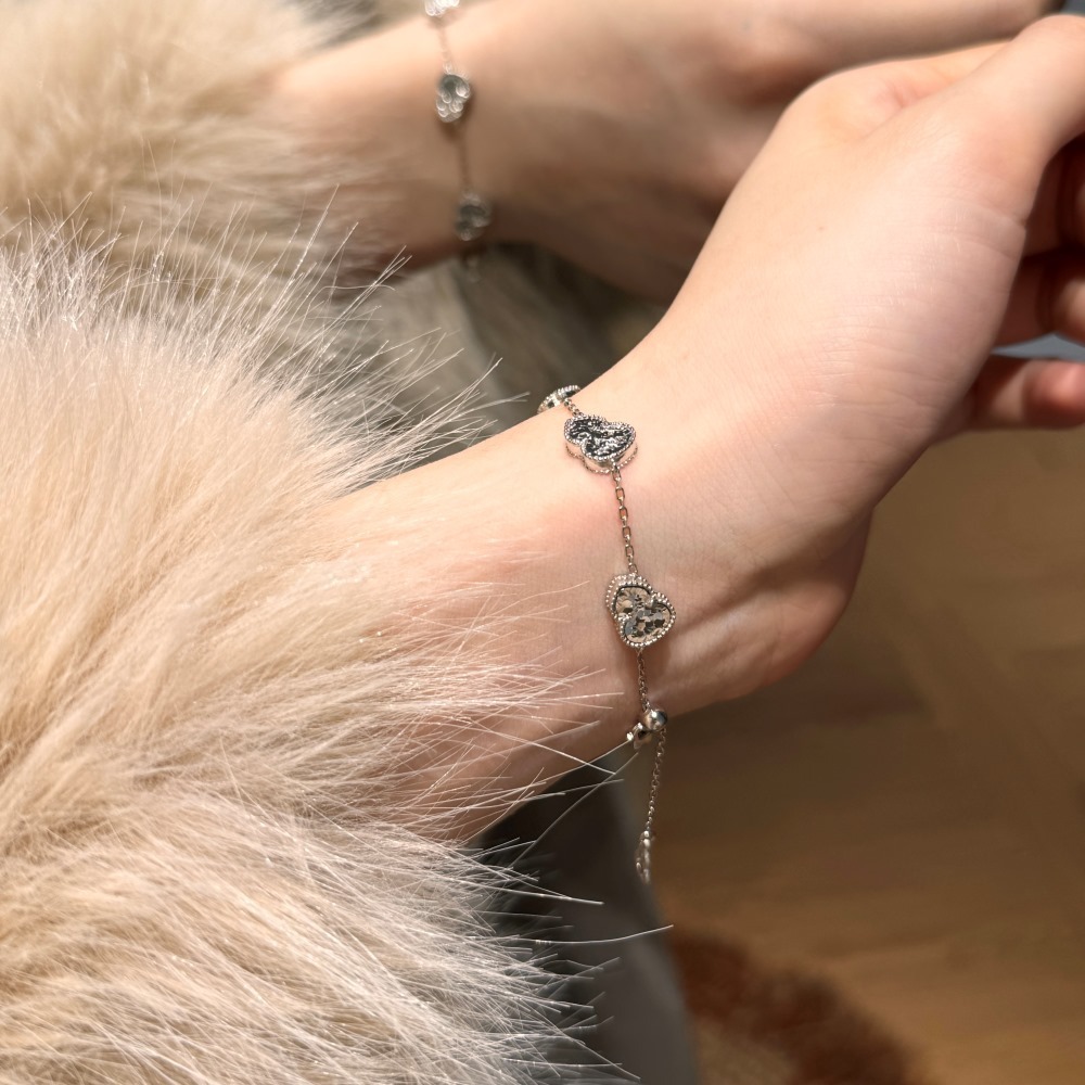 Niche 5 Fu Gourd Trendy Ancient Craft Fine Sterling Silver Bracelet - Image 4