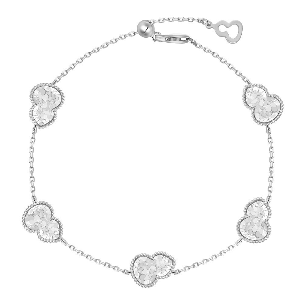 Niche 5 Fu Gourd Trendy Ancient Craft Fine Sterling Silver Bracelet - Image 7