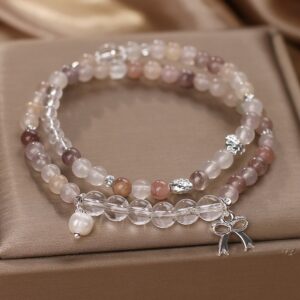 Chinese Ancient Style Beaded Butterfly Bracelet Special-interest Design