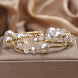 Multi-layer Winding Elegant Pearl Bracelet Women's Light Luxury