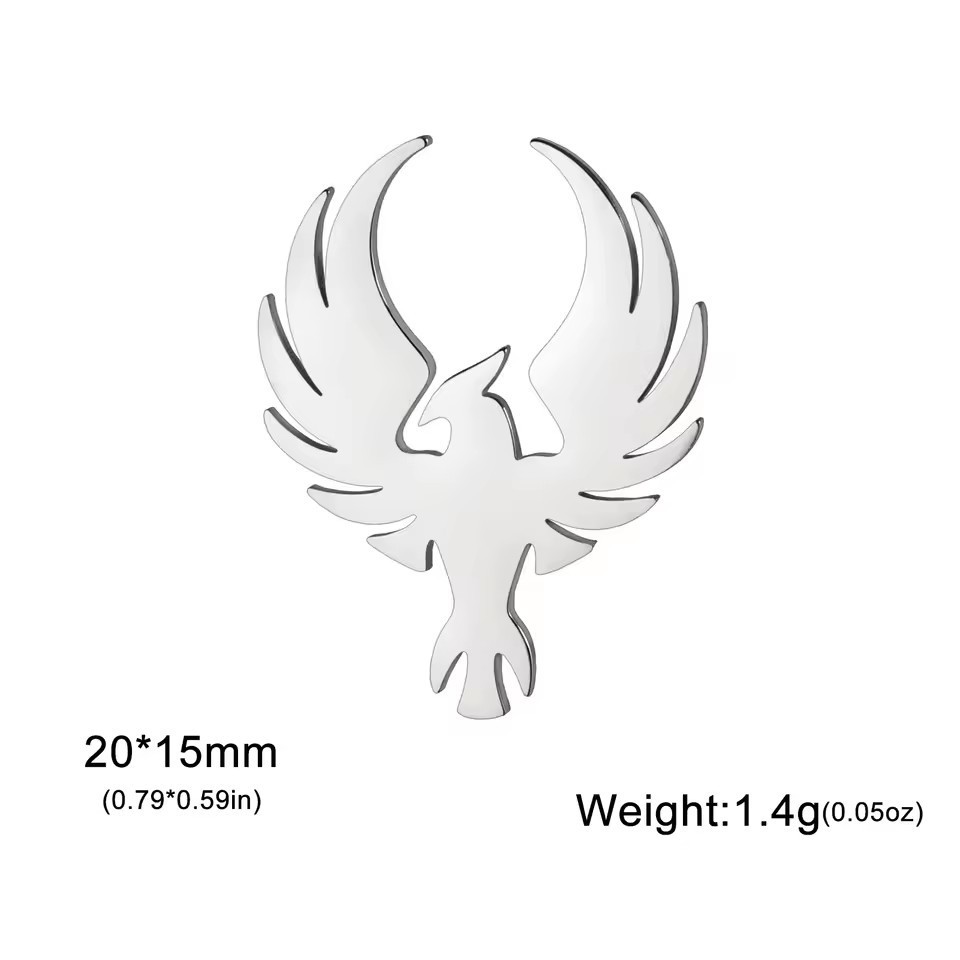 Fashion Stainless Steel Animal Pattern Shape Brooch - Image 4