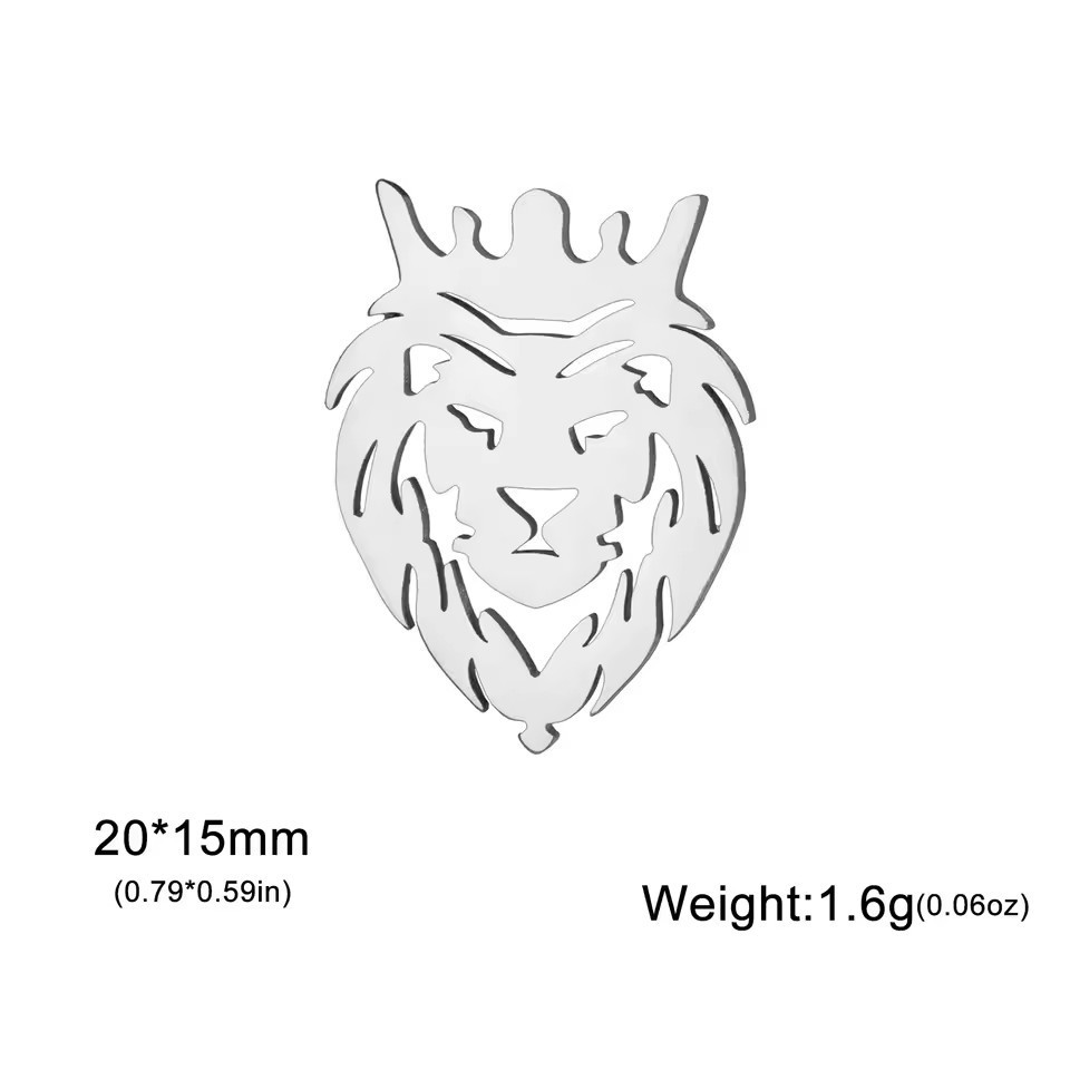 Fashion Stainless Steel Animal Pattern Shape Brooch - Image 6