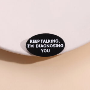 Minimalist Creative Mood Geometry Golden M Badge English Letters