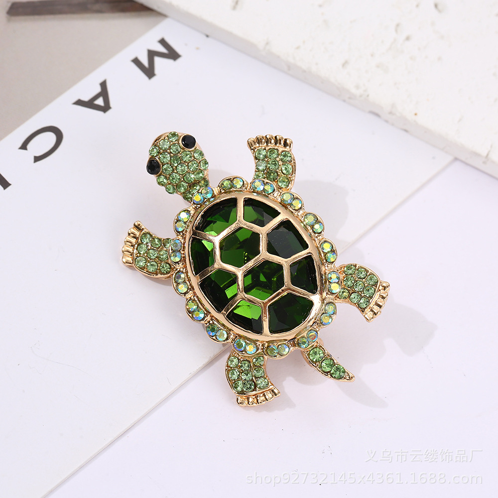 Retro Turtle Brooch High-grade Moving Object - Image 2