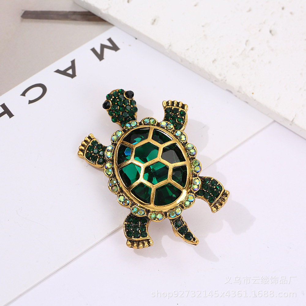 Retro Turtle Brooch High-grade Moving Object - Image 5