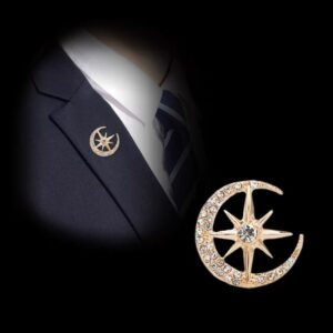 Personality Fashion Men's Suit Decoration Versatile Brooch Pin