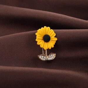 Sunflower Corsage Suit Shirt Accessories Brooch Accessories