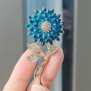 Sunflower Brooch Three-dimensional Exquisite Sunflower Safety Pin