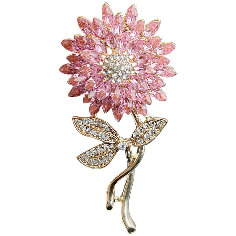 Sunflower Brooch Three-dimensional Exquisite Sunflower Safety Pin - Image 5